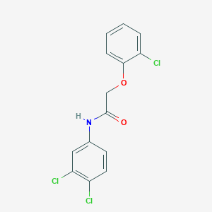 molecular formula C14H10Cl3NO2 B332720 2-(2-chlorophenoxy)-N-(3,4-dichlorophenyl)acetamide 