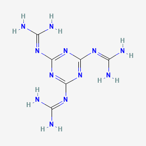 molecular formula C6H12N12 B3327203 2,4,6-三胍基-1,3,5-三嗪 CAS No. 32151-75-0