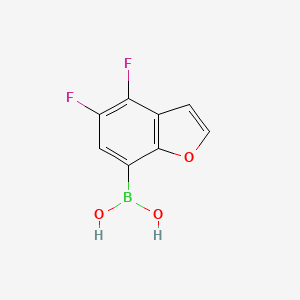 molecular formula C8H5BF2O3 B3327243 (4,5-Difluorobenzofuran-7-yl)boronic acid CAS No. 325486-39-3