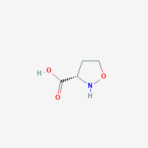 molecular formula C4H7NO3 B3327250 5-Oxaproline CAS No. 32739-41-6