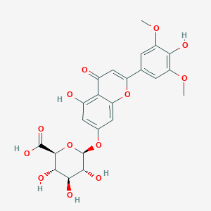 molecular formula C23H22O13 B3327258 Tricin 7-O-glucuronide CAS No. 32769-02-1