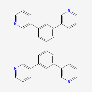 molecular formula C32H22N4 B3327290 3,3',5,5'-四(吡啶-3-基)-1,1'-联苯 CAS No. 329214-54-2