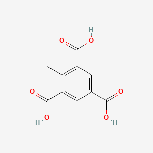 molecular formula C10H8O6 B3327294 2-Methyl-1,3,5-benzenetricarboxylic acid CAS No. 32971-88-3