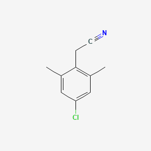 molecular formula C10H10ClN B3327316 2-(4-Chloro-2,6-dimethylphenyl)acetonitrile CAS No. 332179-33-6