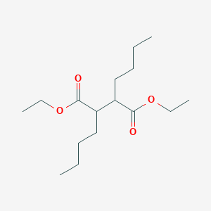 molecular formula C16H30O4 B3327317 Diethyl 2,3-dibutylsuccinate CAS No. 33324-52-6