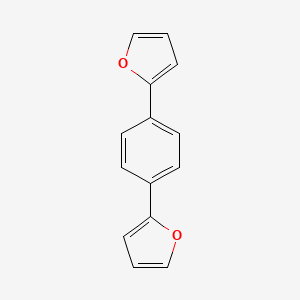 molecular formula C14H10O2 B3327412 1,4-Di(2-furyl)benzene CAS No. 34121-64-7