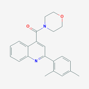 molecular formula C22H22N2O2 B332742 [2-(2,4-Dimethylphenyl)-4-quinolyl](morpholino)methanone 
