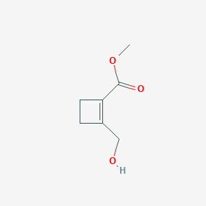 Methyl 2-(hydroxymethyl)cyclobut-1-ene-1-carboxylate