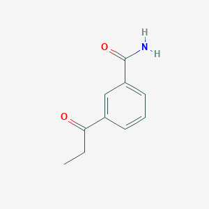 molecular formula C10H11NO2 B3327465 3-Propionylbenzamide CAS No. 344409-01-4