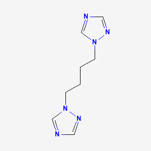 molecular formula C8H12N6 B3327494 1,4-Bis(1H-1,2,4-triazole-1-yl)butane CAS No. 345952-55-8