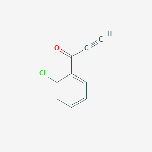 molecular formula C9H5ClO B3327498 1-(2-Chlorophenyl)prop-2-yn-1-one CAS No. 3463-33-0
