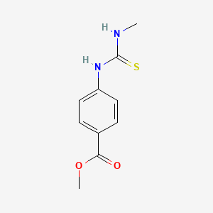 molecular formula C10H12N2O2S B3327519 Methyl 4-{[(methylamino)carbothioyl]amino}benzoate CAS No. 35006-94-1