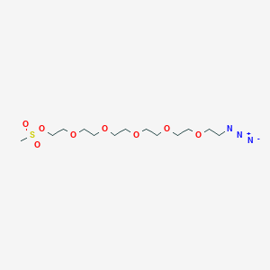 molecular formula C13H27N3O8S B3327555 Azido-PEG6-MS CAS No. 352439-38-4