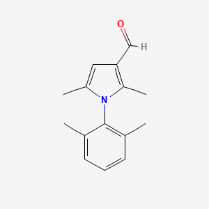 molecular formula C15H17NO B3327614 1-(2,6-Dimethylphenyl)-2,5-dimethyl-1H-pyrrole-3-carbaldehyde CAS No. 35711-42-3