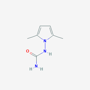 molecular formula C7H11N3O B3327640 1-(2,5-dimethyl-1H-pyrrol-1-yl)urea CAS No. 3586-05-8