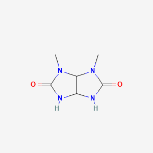 molecular formula C6H10N4O2 B3327710 1,6-dimethyltetrahydroimidazo[4,5-d]imidazole-2,5(1H,3H)-dione CAS No. 3720-98-7