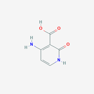 molecular formula C6H6N2O3 B3327764 3-Pyridinecarboxylic acid, 4-amino-1,2-dihydro-2-oxo- CAS No. 38076-84-5