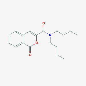 molecular formula C18H23NO3 B332777 N,N-dibutyl-1-oxo-1H-isochromene-3-carboxamide 