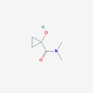 molecular formula C6H11NO2 B3327801 1-Hydroxy-N,N-dimethylcyclopropane-1-carboxamide CAS No. 387845-36-5