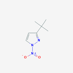 molecular formula C7H11N3O2 B3327814 3-tert-Butyl-1-nitro-1H-pyrazole CAS No. 38859-25-5