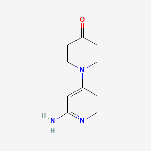 1-(2-Amino-4-pyridyl)-4-piperidinone