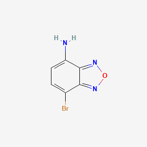 molecular formula C6H4BrN3O B3327994 7-Bromobenzo[c][1,2,5]oxadiazol-4-amine CAS No. 406224-62-2