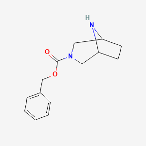 molecular formula C14H18N2O2 B3328070 Benzyl 3,8-diazabicyclo[3.2.1]octane-3-carboxylate CAS No. 415979-31-6