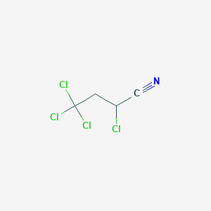 molecular formula C4H3Cl4N B3328090 alpha,gamma,gamma,gamma-Tetrachlorobutyronitrile CAS No. 41797-95-9