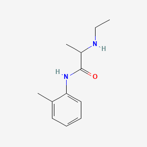 molecular formula C12H18N2O B3328135 2-(Ethylamino)-o-propionotoluidide CAS No. 42459-37-0