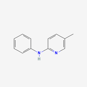 molecular formula C12H12N2 B3328239 5-甲基-N-苯基吡啶-2-胺 CAS No. 43191-23-7