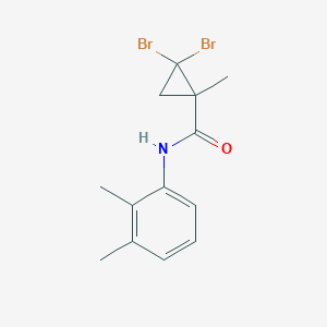 molecular formula C13H15Br2NO B332828 2,2-dibromo-N-(2,3-dimethylphenyl)-1-methylcyclopropanecarboxamide 