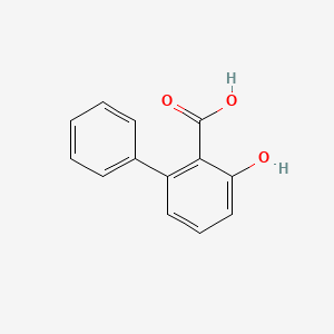 molecular formula C13H10O3 B3328315 3-Hydroxy-[1,1'-biphenyl]-2-carboxylic acid CAS No. 4445-33-4