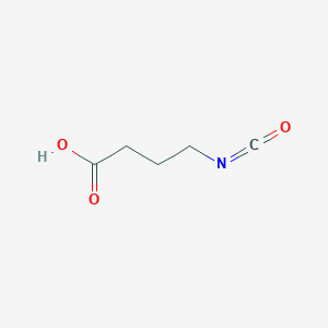 molecular formula C5H7NO3 B3328345 4-Isocyanatobutanoic acid CAS No. 44855-96-1