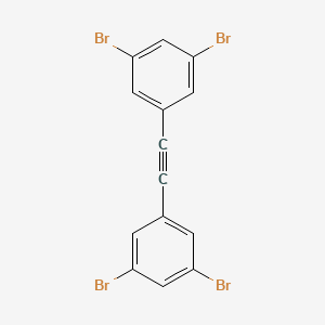 molecular formula C14H6Br4 B3328348 Bis(3,5-dibromophenyl)ethyne CAS No. 448895-60-1