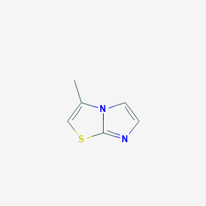 molecular formula C6H6N2S B3328371 3-Methylimidazo[2,1-b]thiazole CAS No. 45654-19-1