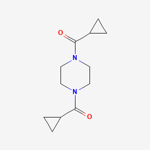 [4-(Cyclopropanecarbonyl)piperazin-1-yl]-cyclopropylmethanone