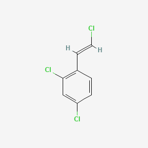 molecular formula C8H5Cl3 B3328382 Benzene, 2,4-dichloro-1-(2-chloroethenyl)- CAS No. 45892-47-5