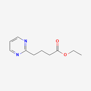molecular formula C10H14N2O2 B3328391 Ethyl 4-(pyrimidin-2-yl)butanoate CAS No. 459818-75-8