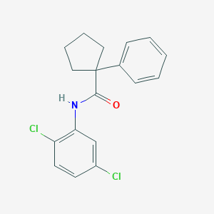 molecular formula C18H17Cl2NO B332842 N-(2,5-dichlorophenyl)-1-phenylcyclopentanecarboxamide 