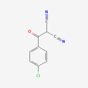 molecular formula C10H5ClN2O B3328438 p-Chlorobenzoylmalononitrile CAS No. 46290-15-7