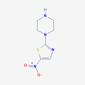 B3328441 1-(5-Nitrothiazol-2-yl)piperazine CAS No. 46298-53-7