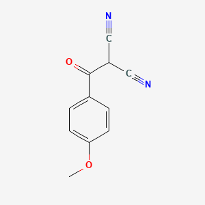 molecular formula C11H8N2O2 B3328452 2-(4-Methoxybenzoyl)propanedinitrile CAS No. 46407-88-9