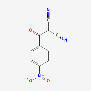 molecular formula C10H5N3O3 B3328470 Propanedinitrile, 2-(4-nitrobenzoyl)- CAS No. 46700-35-0