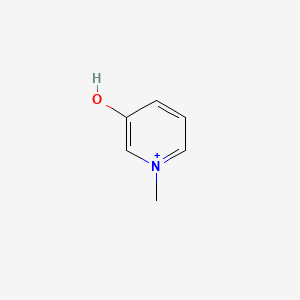 molecular formula C6H8NO+ B3328471 1-Methylpyridin-1-ium-3-ol CAS No. 4685-07-8