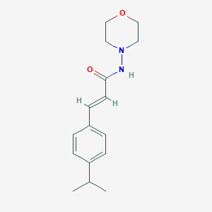 molecular formula C16H22N2O2 B332848 3-(4-isopropylphenyl)-N-(4-morpholinyl)acrylamide 
