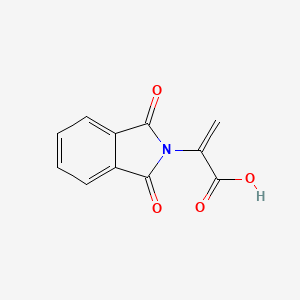 molecular formula C11H7NO4 B3328482 2-(1,3-Dioxoisoindolin-2-yl)acrylic acid CAS No. 4702-17-4