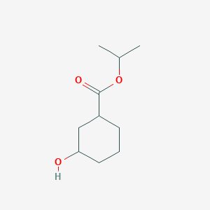molecular formula C10H18O3 B3328486 Isopropyl (1S,3R)-3-hydroxycyclohexane-1-carboxylate CAS No. 472963-09-0
