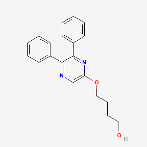 molecular formula C20H20N2O2 B3328492 4-(5,6-Diphenylpyrazin-2-yloxy)-1-butanol CAS No. 475086-95-4