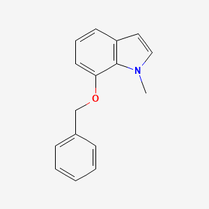 molecular formula C16H15NO B3328508 7-Benzyloxy-1-methylindole CAS No. 475577-34-5