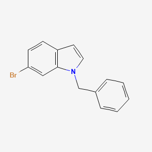molecular formula C15H12BrN B3328540 1-benzyl-6-bromo-1H-indole CAS No. 481630-30-2